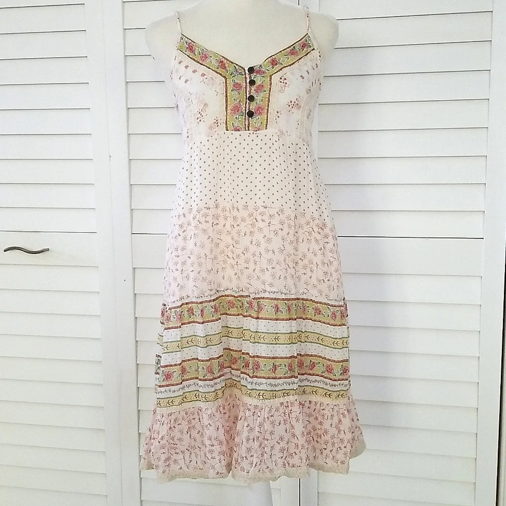 Aless Boho Tiered Dress - Picture 1 of 6